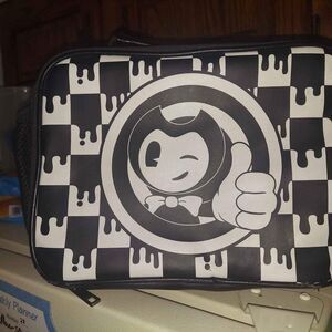 Bendy and the Ink Machine Checkered, Insulated  Lunch Bag/Box